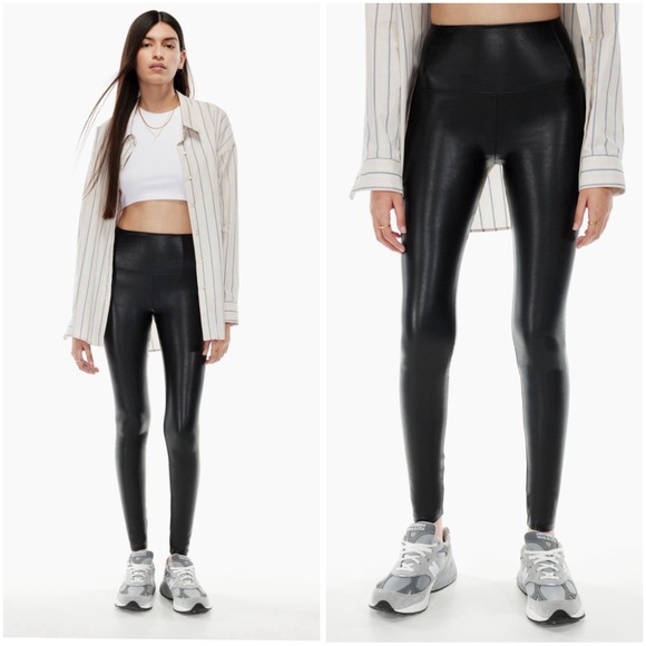 Wilfred Free Daria Pant - high waisted vegan leather leggings - Picture 2 of 2